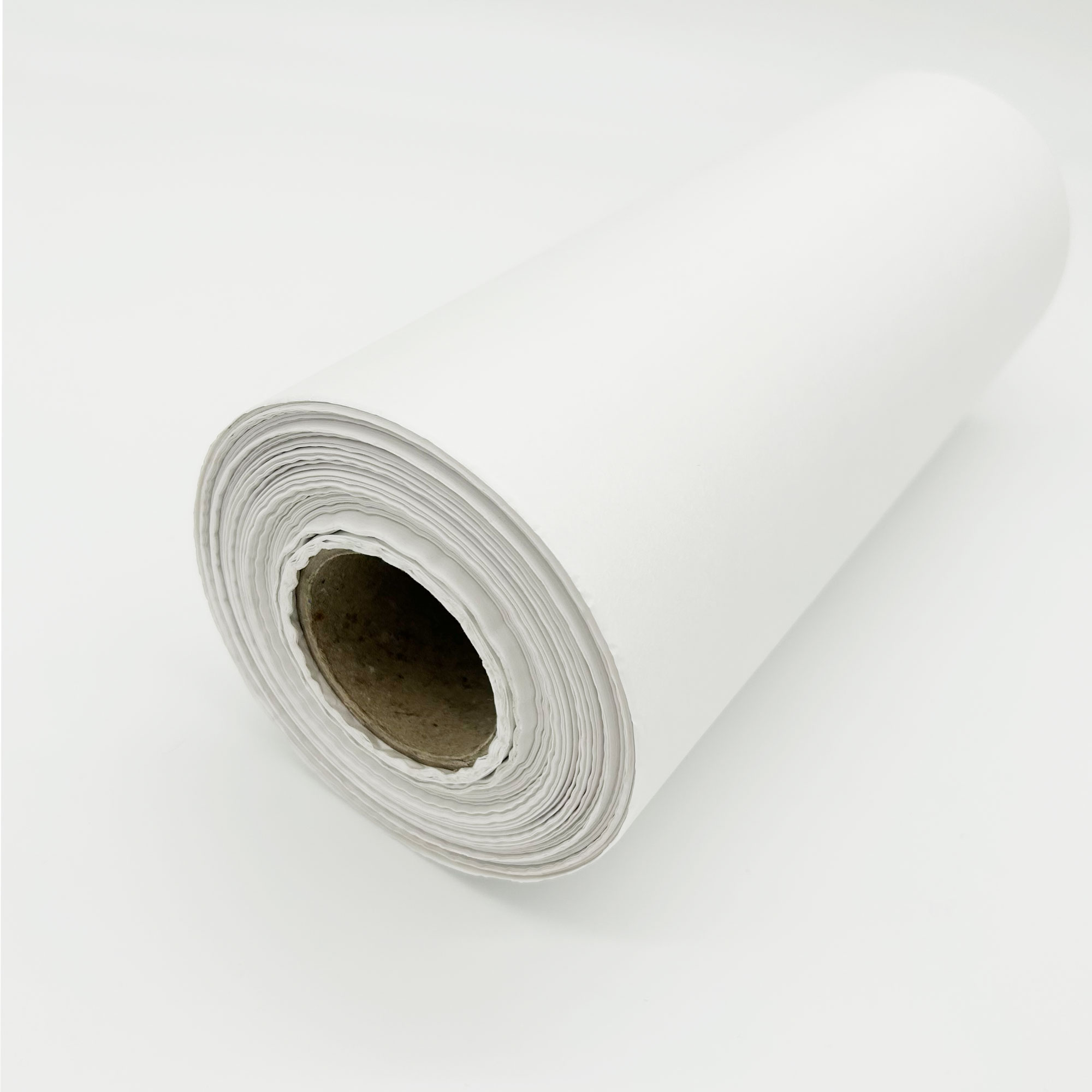 Rollen Kraftpapier, weiß gebleicht 32 g/m², 300 mm breit, 200 m lang, 50 mm Hülse